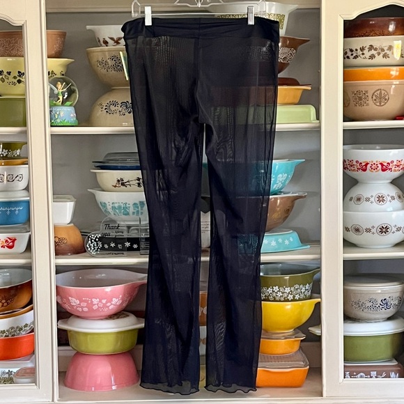 Swim Systems Black Sheer Breezy Beach Pants - Size Large - Picture 2 of 14